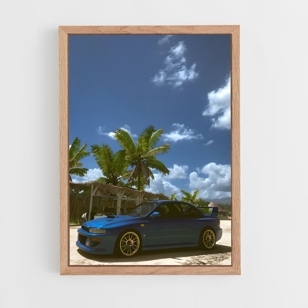 Poster Impreza b sti magnifique – affiche Subaru (vue 4)